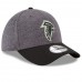 Men's Atlanta Falcons New Era Heathered Gray/Black Black Logo Shadow Tech 39THIRTY Flex Hat 2778027